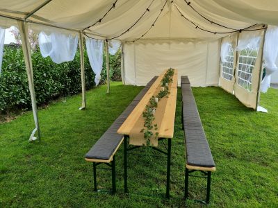 Sitzpolster für Bierzeltgarnituren Zelt Verleih Hamburg