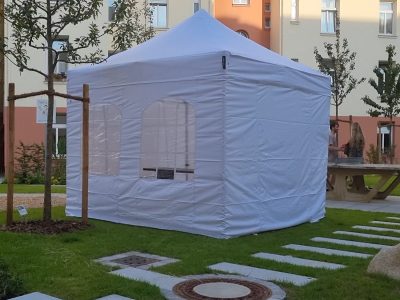 3x3 m Faltpavillon (weiß)