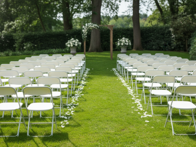 Klappstühle (weiß)